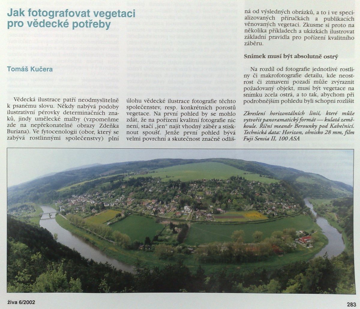 ŽIVA: Jak fotografovat krajinu pro vědecké potřeby_1
